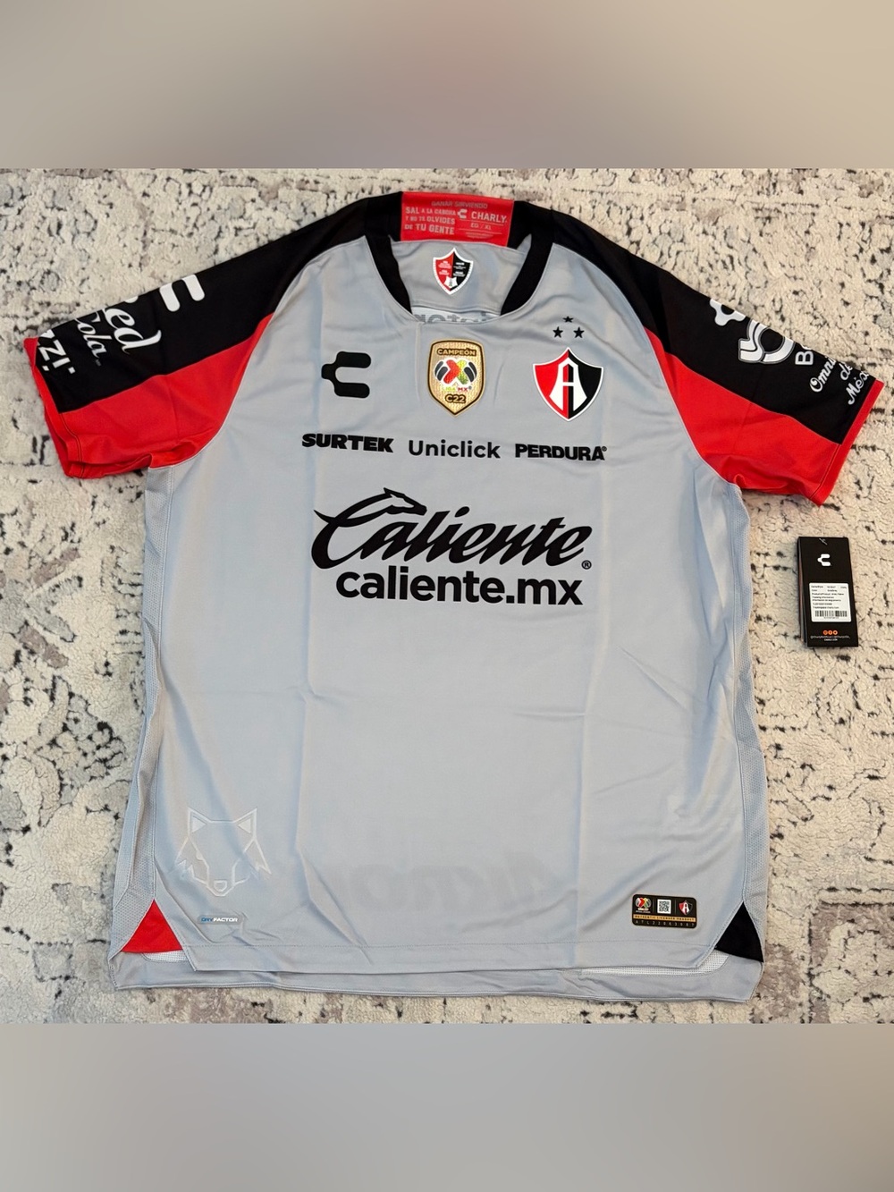 Charly Authentic Atlas FC 2022 / 2023 Away Mexico Soccer Jersey Men's Sz: XL